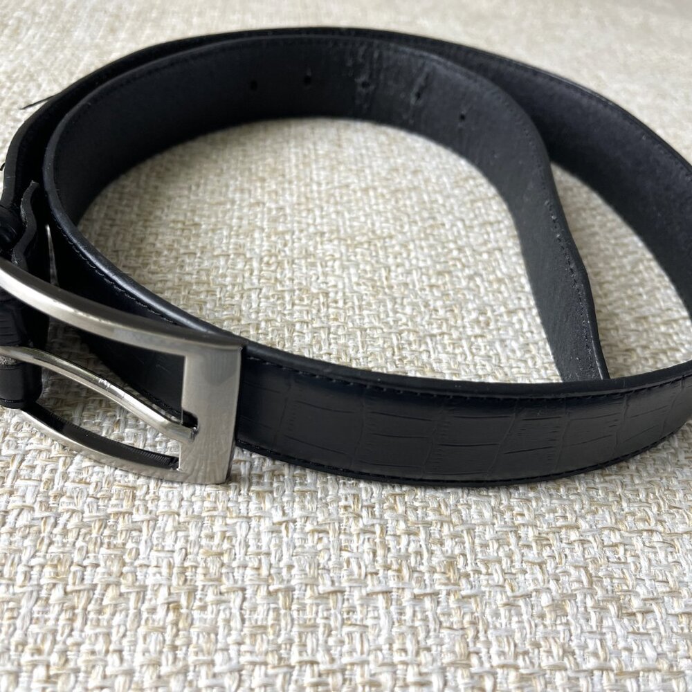 O'STIN men's belt Black leather classic belt Formal suit belt M (36-38) size bel